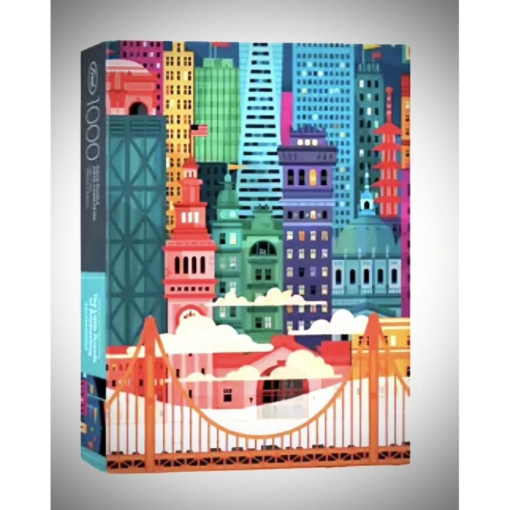 NEW! Genuine Fred SAN FRANCISCO, Little Friends of Printmaking 1000 Piece Puzzle